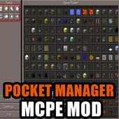 Pocket Manager Mod Minecraft logo