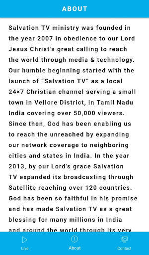 Salvation TV screenshot 3