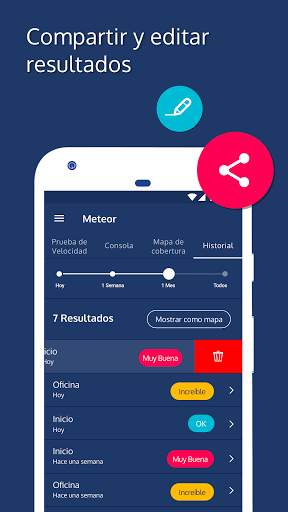 Meteor - Prueba de velocidad screenshot 5