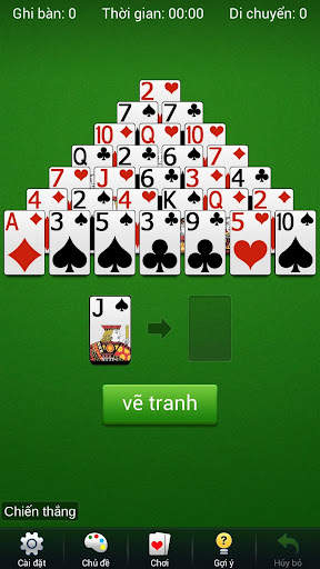 kim tự tháp - trò chơi bài screenshot 1