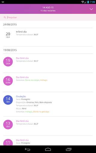 Ovu - Calendário Menstrual screenshot 13