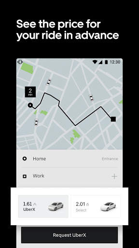 Uber AZ: Taxi rides with a bolt of energy screenshot 2
