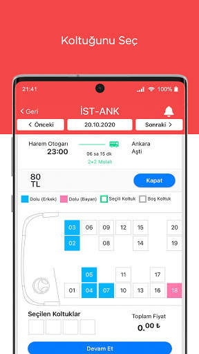 Yolcu I Uçak Bileti ve Otobüs Bileti screenshot 6