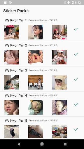Cute Wa Kwon Yuli Sticker WAStickerApps screenshot 1