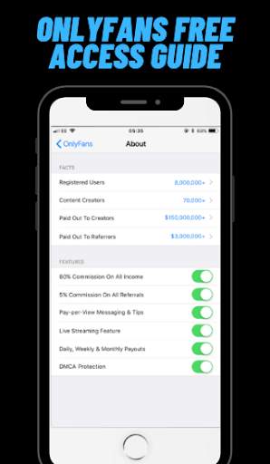 Onlyfans App Guide for Android screenshot 6