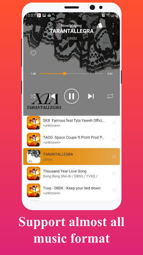 DX MP3 - MP3 Player, Music Player screenshot 2