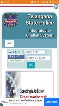 Telangana echallan скриншот 1