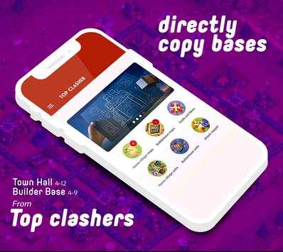 Top Clasher - Maps for COC (with copy link) screenshot 1