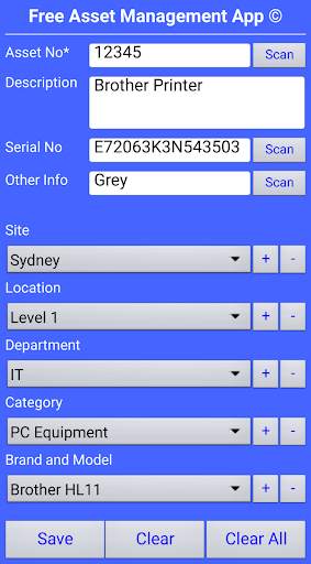 Free Asset Management App screenshot 3