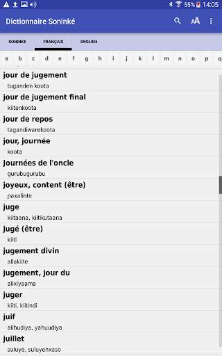 Soninké Dictionnaire screenshot 8