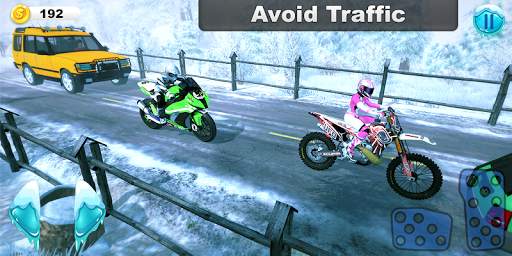 Offroad Snow Bike Driver 2K20 - Stunt Bike Racing screenshot 3