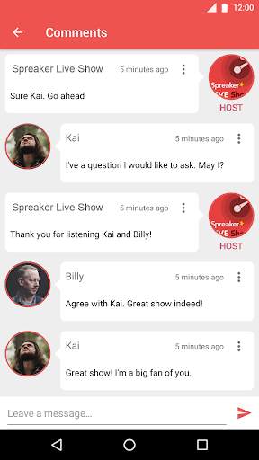 Spreaker Live Show 4 تصوير الشاشة