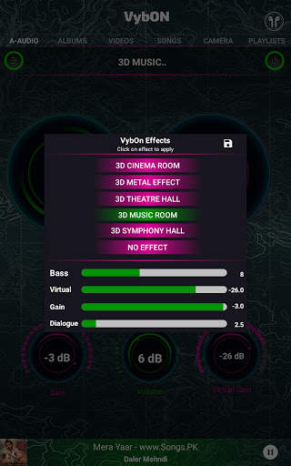 VybOn: 3D Audio Bass Dialog EQ Audio Video Player screenshot 6