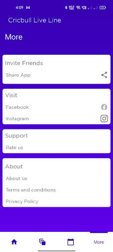 CricBull Cricket Live Line screenshot 5