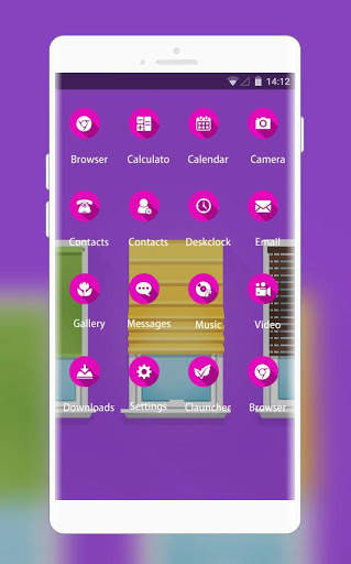 Purple Wallpaper Windows Theme for Iphone6 screenshot 2