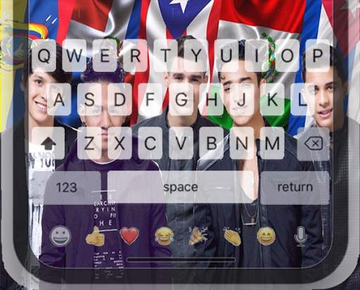 CNCO Keyboard Theme स्क्रीनशॉट 1
