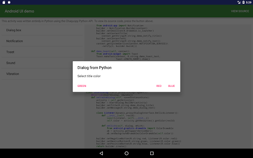 Chaquopy: Python for Android screenshot 10