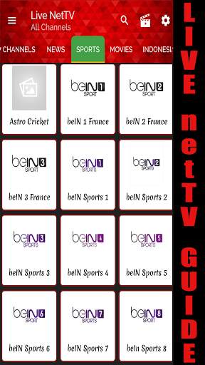 Guide Live NetTV Mobile All Channels screenshot 2