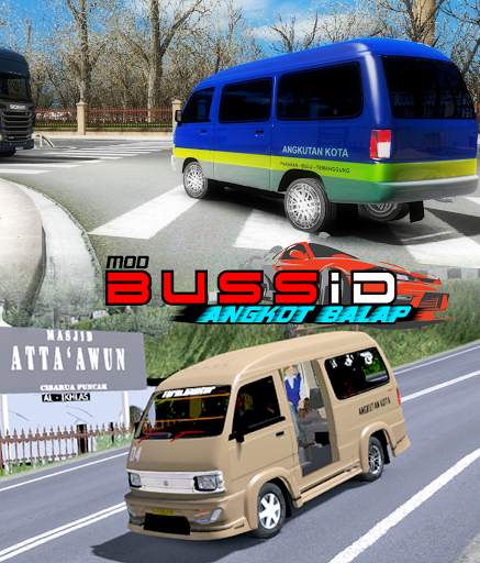 Mod Bussid Angkot Balap screenshot 1