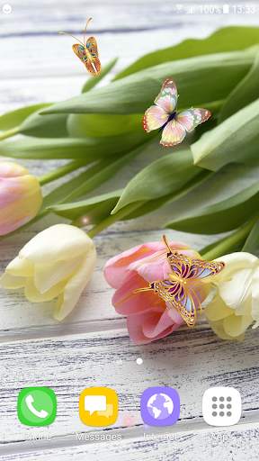 Tulips Live Wallpaper screenshot 1
