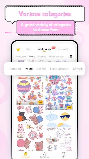 iWallart-Wallpapers, Kawaii screenshot 1