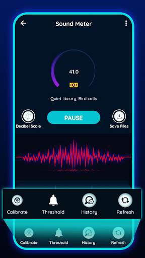 Sound detector: Sound Meter, whisper & Noise meter screenshot 2