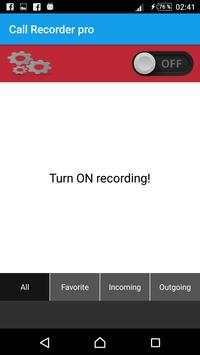 Automatic call recording 2017 screenshot 3
