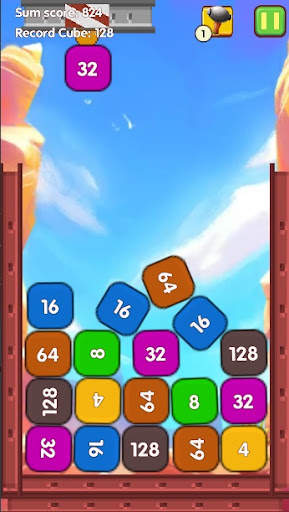 Funny Cubes:2048 - Puzzle Game screenshot 5