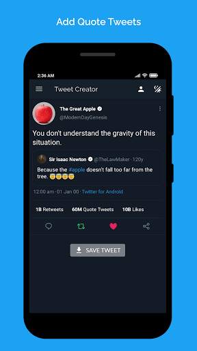 Fake tweet creator screenshot 6