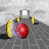 Bouncing Balls on The Wall 3D icon