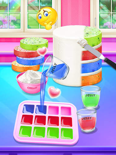 Gummy Unicorn Cake - Rainbow Unicorn Food screenshot 2