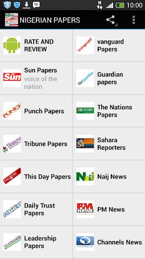 Nigerian Newspapers screenshot 1