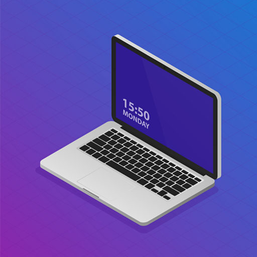 Laptop Online Shopping icon