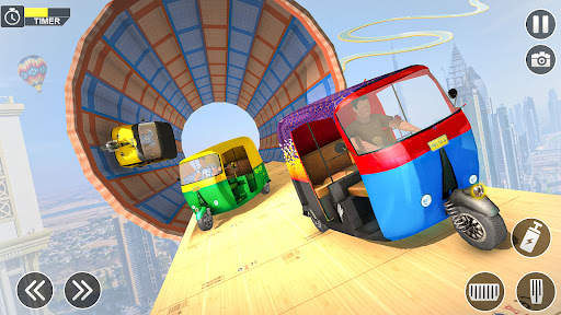 Rickshaw Racing Games-3D Games screenshot 4