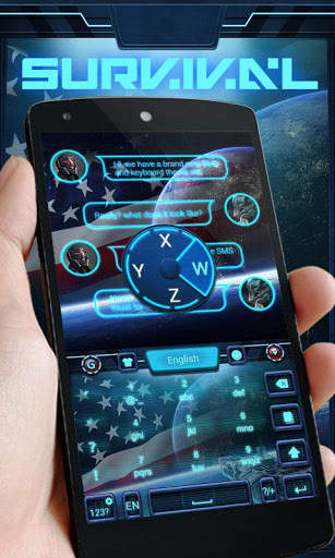 Survival GO Keyboard Theme screenshot 5