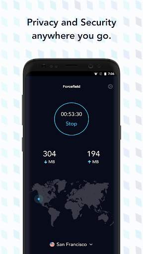 Forcefield VPN & WiFi Security screenshot 1