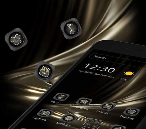 Black Gold Business Theme 6 تصوير الشاشة