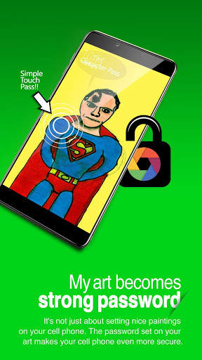 Touch Lock Screen- Easy & strong photo password screenshot 2