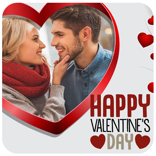 Valentine's day photo frame icon