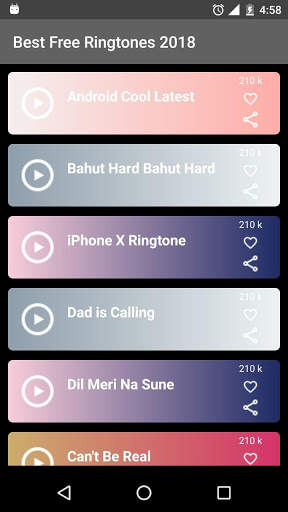 Best Free Ringtones 2019 - Song Ringtones screenshot 3