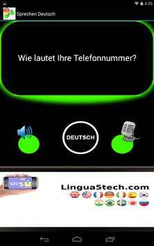 Sprechen Deutsch скриншот 1