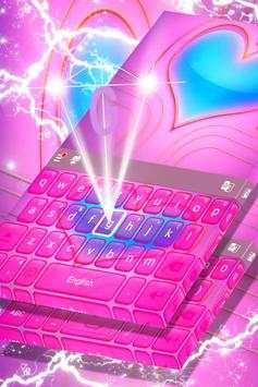 Pink Heart Keyboard screenshot 1