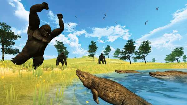 Angry Gorilla Animal Simulator screenshot 2