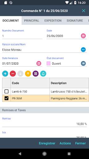 Collecte de commandes et vente screenshot 3