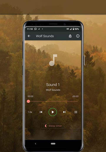 Wolf Sounds - Ringtone,Alarm & Notification Sound screenshot 2