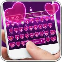 Purple Love Diamond Keyboard on 9Apps