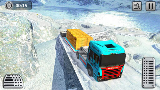 Bergauf Gold Transporter LKW fahren screenshot 14