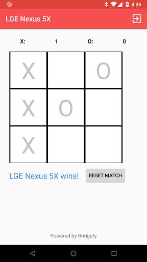 Bridgefy Tic Tac Toe screenshot 2