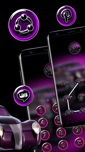 Purple Car Theme screenshot 5