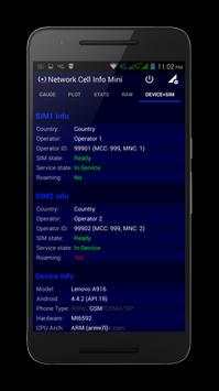 Network Cell Info Mini स्क्रीनशॉट 7